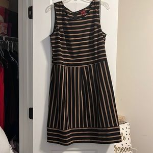 Black and Brown Striped Dress- Merona- Size XL